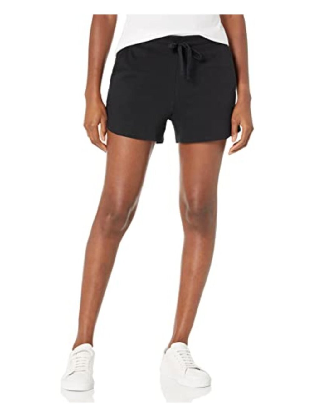 Women's French Terry Fleece Sweat Shorts Regular Fit Drawstring